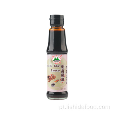 Molho de soja de sushi de garrafa de vidro 150ml